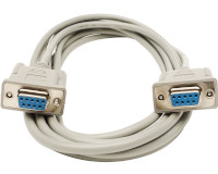 DB9 RS-232 mama-mama null modem kbel